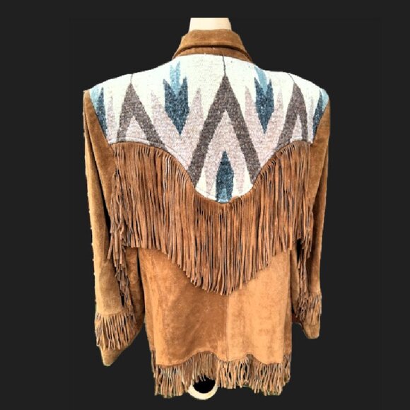 Pioneer Wear Authentic Ladies 14 Fringed Western Jacket Preowned - Picture 2 of 10
